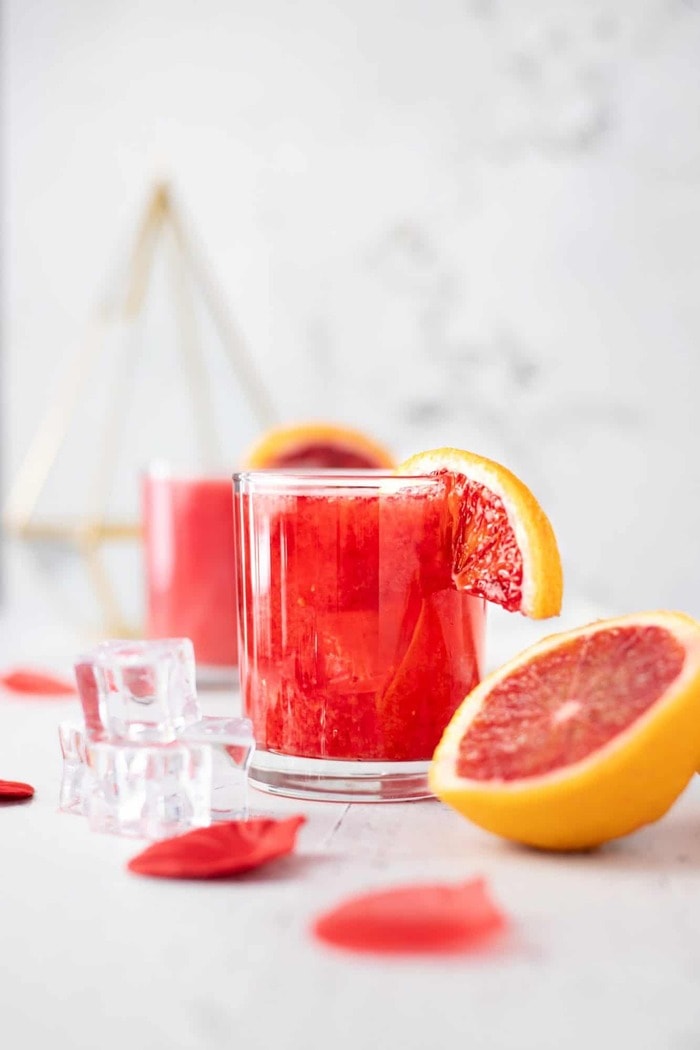 Blood Orange Whiskey Sour