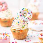 Rainbow desserts- Funfetti Donut Cupcakes