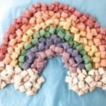 Rainbow desserts- Rainbow Puppy Chow