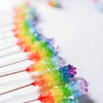 Rainbow desserts- Rainbow Rock Candy