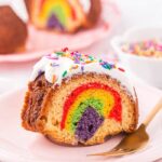 Rainbow desserts- Rainbow- Rainbow Bundt Cake