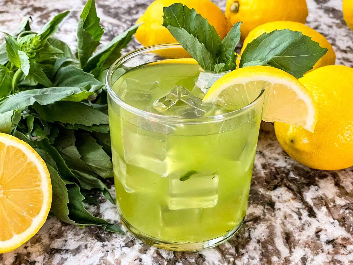 spring cocktails - gin basil smash