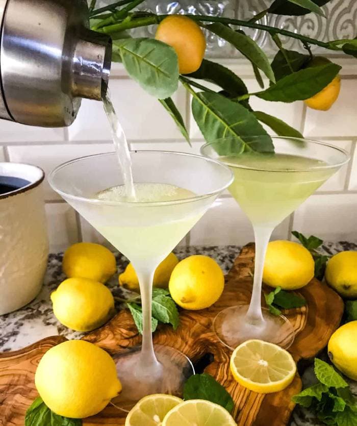 Spring Cocktails - Amalfi Martini Limoncello