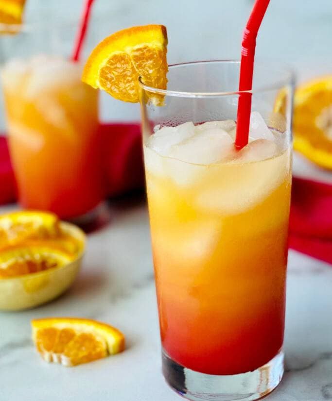 Spring Cocktails - Vodka Sunrise