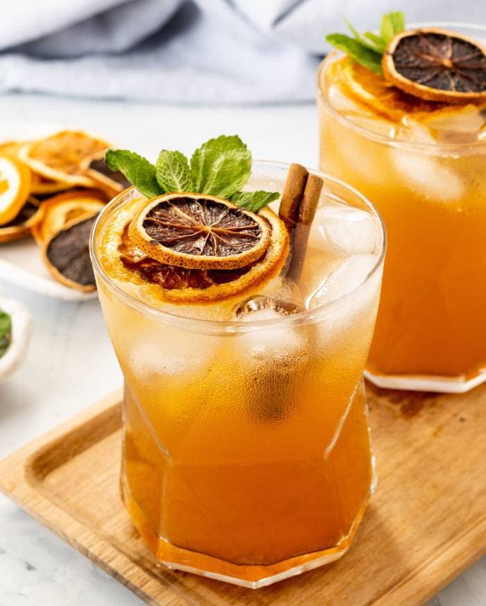 Spring Cocktails - Spiced Orange Gin Spritz