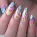 Spring nail deigns- rainbow nails