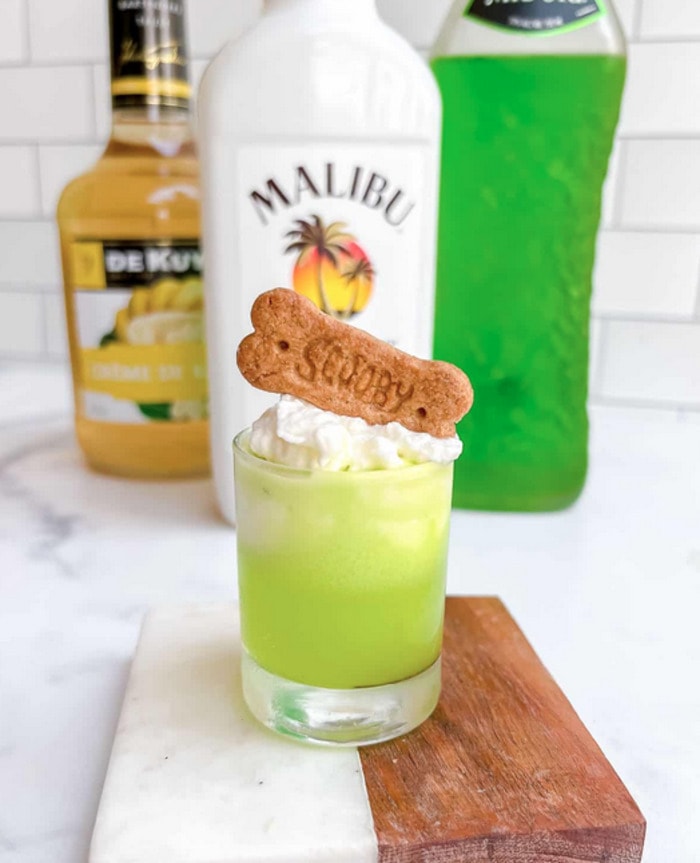 St. Patrick's day cocktails - scooby snack shot