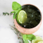 St Patricks day cocktails- Green Moscow Mule