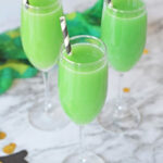 St Patricks day cocktails- Green Mimosa