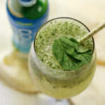 St Patricks day cocktails- Coconut Mint Green Tea Mocktail