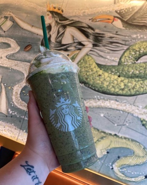 Starbucks St Patricks Day Drinks- Lucky Leprechaun Frappuccino