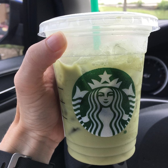 Starbucks St Patricks Day Drinks- Baby Yoda Frappuccino