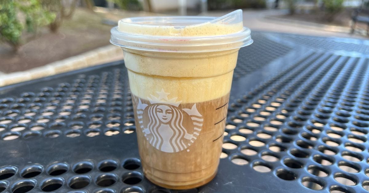 Starbucks Sweet Cream Cold Foam Recipe - caramel and cashews