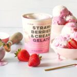 New at Trader Joes March 2023 - Strawberries and Cream Gelato