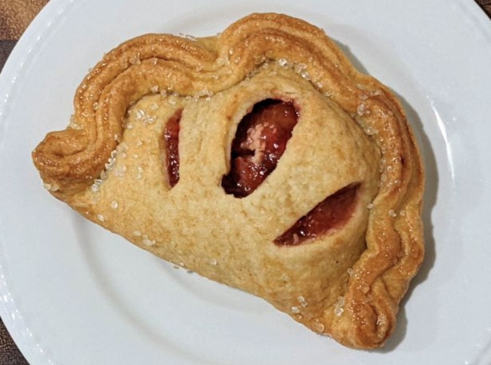 Trader Joes pies- strawberry and rhubarb hand pie