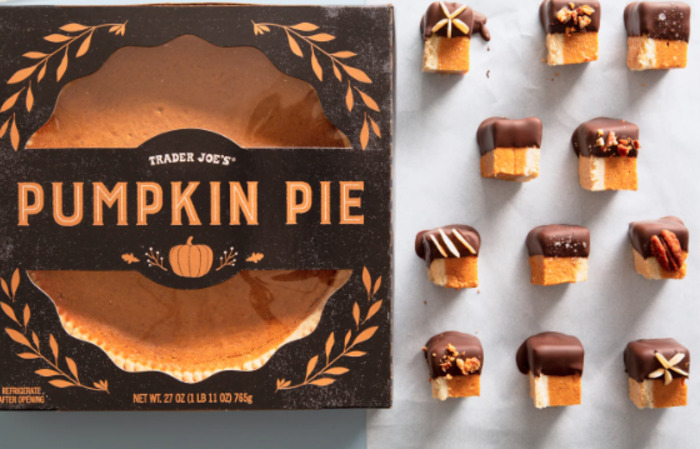 Trader Joes pies- pumkin pie