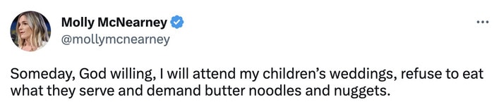 wedding tweets memes - food request