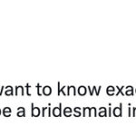 wedding tweets memes - bridesmaid dresses