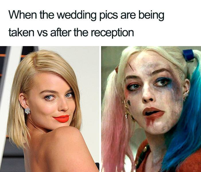 wedding memes - before vs after pictures