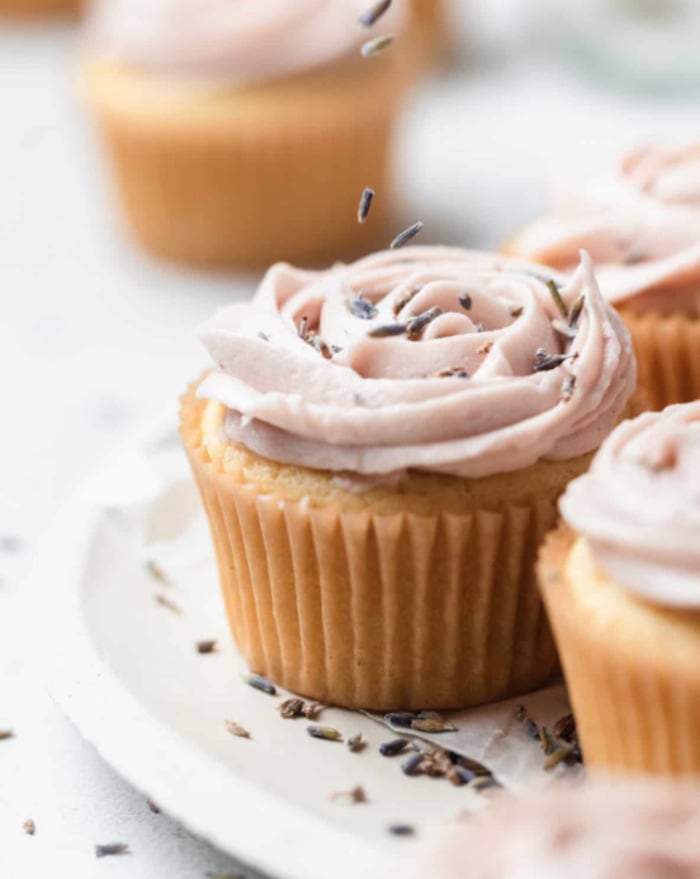Wildflower cupcakes- lemon lavender cupcake