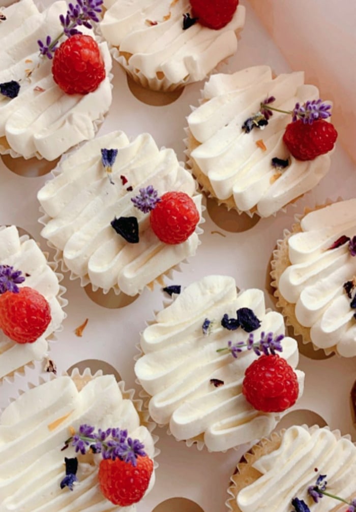 Wildflower cupcakes- lemon elder flower cupcakes