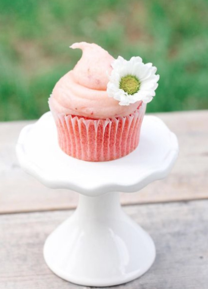 Wildflower cupcakes- strawberry cupcakes