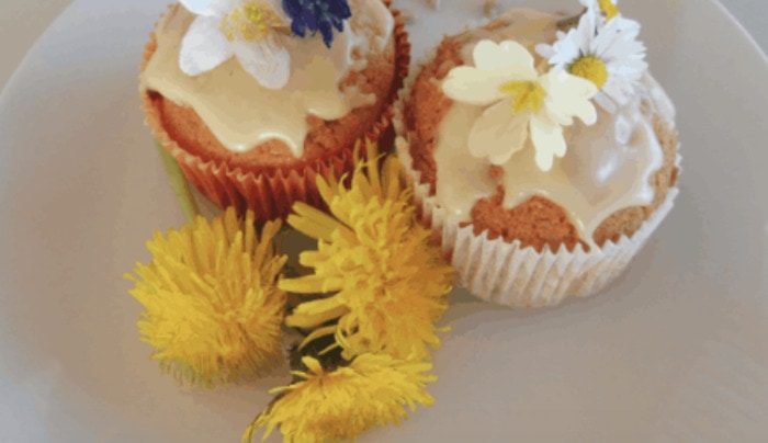 Wildflower cupcakes- dandelion cupcake