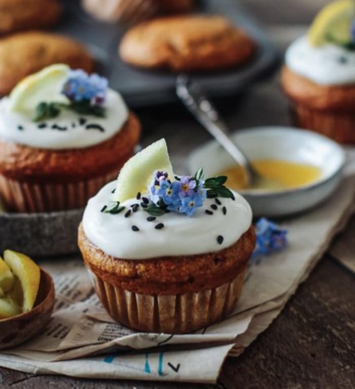 Wildflower cupcakes- lemon elderflower cupcake