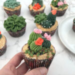 Wildflower cupcakes- succulent cupcake