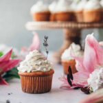 Wildflower cupcakes- honey and lavender cupcake