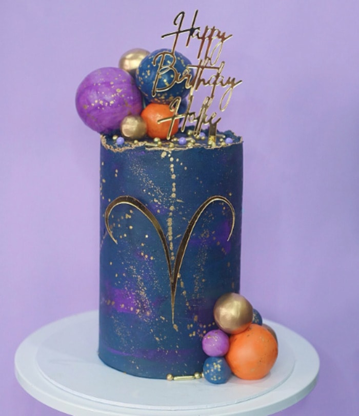 Zodiac cakes- aries cake