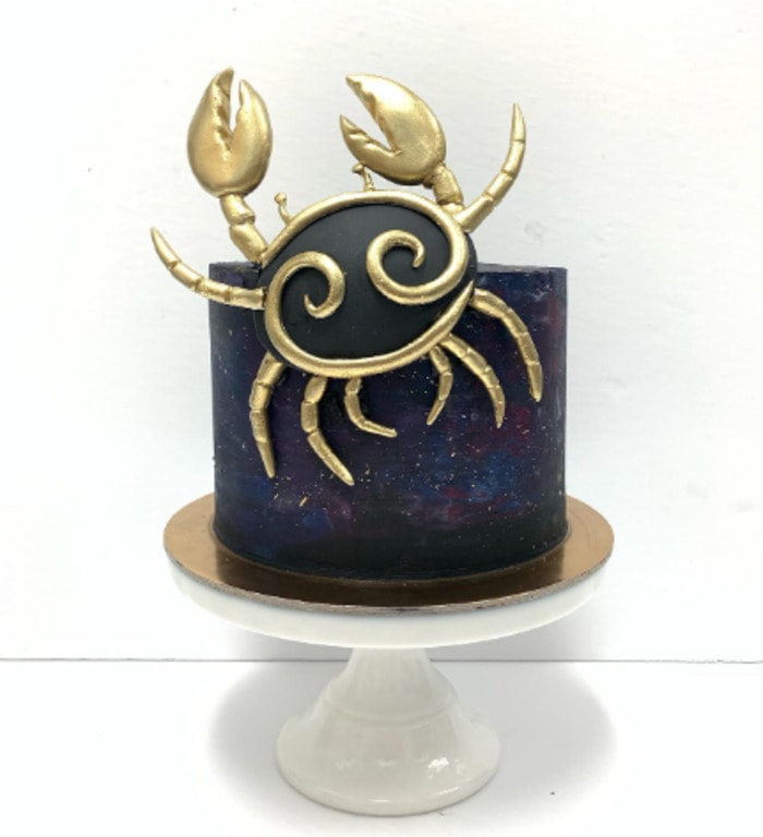 Zodiac cakes- cancer cake