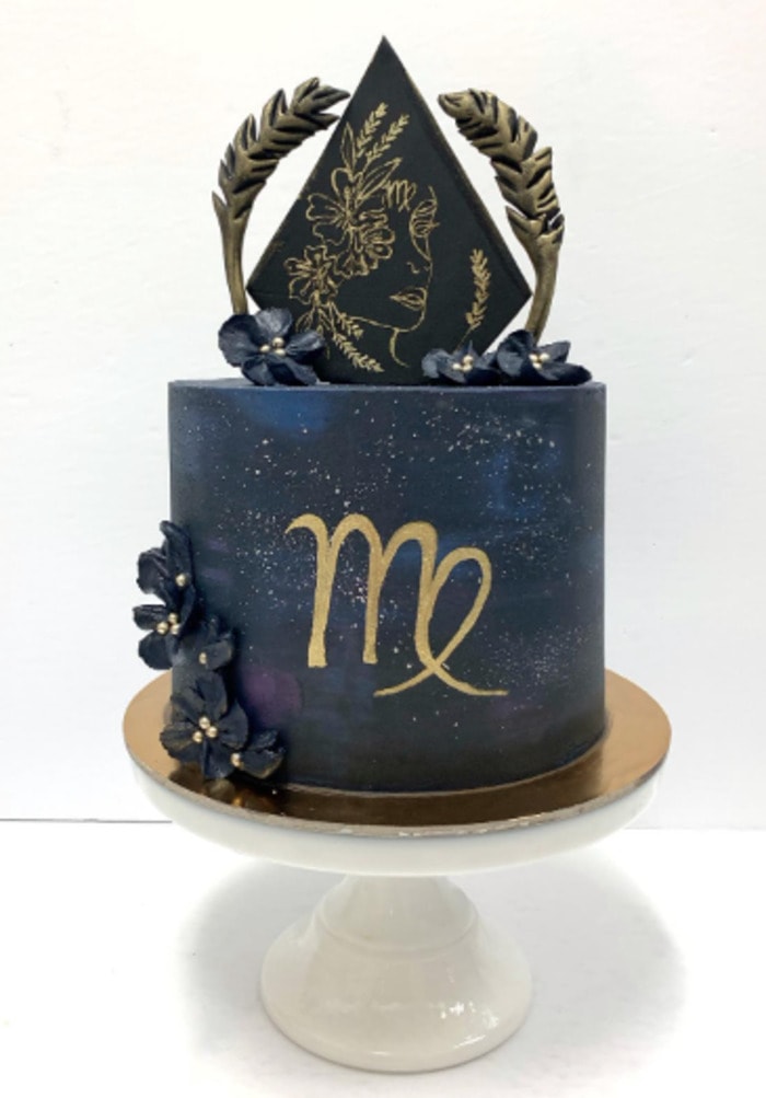 Zodiac cakes- virgo cake