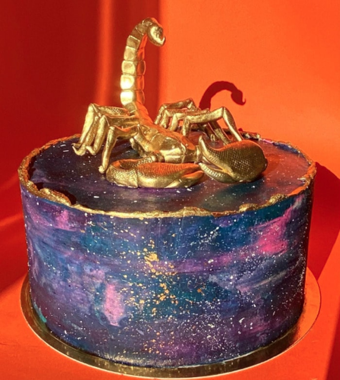 Zodiac cakes- scorpio cake