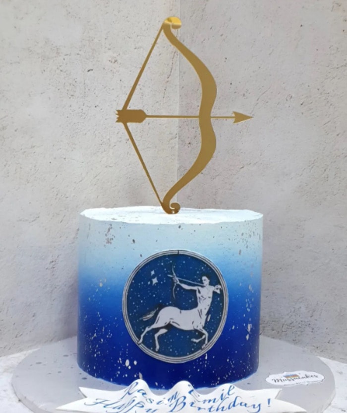 Zodiac cakes- sagittarius cake