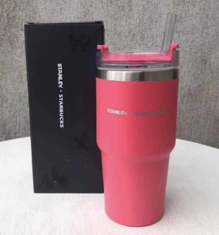 PRE ORDER 2023 Starbucks X Stanley Taiwan Valentine's Day Pink Baby Po