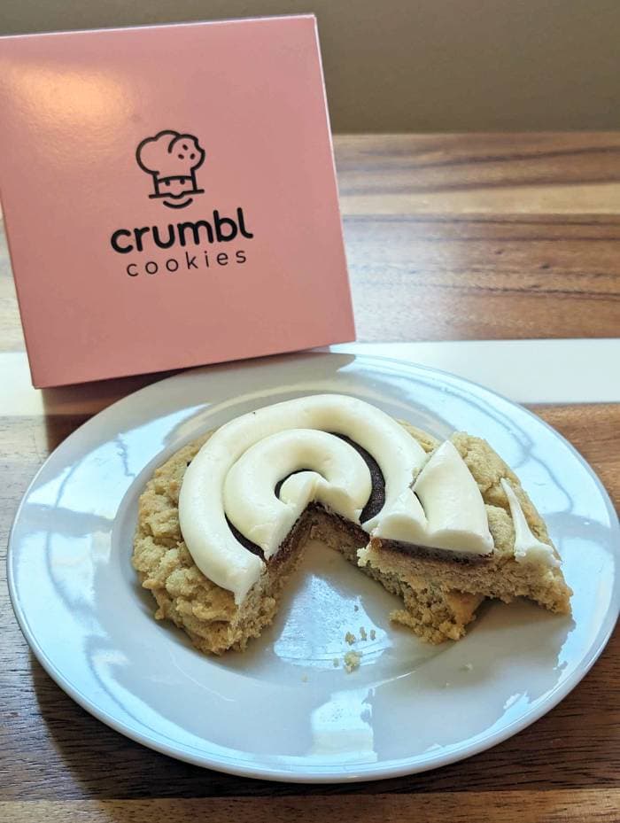 Best Crumbl Cookie Flavors Ranked - Cinnamon Roll