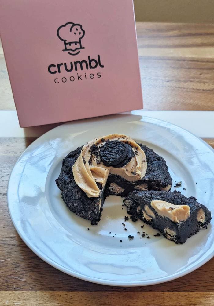 Best Crumbl Cookie Flavors Ranked - Chocolate Peanut Butter Oreo