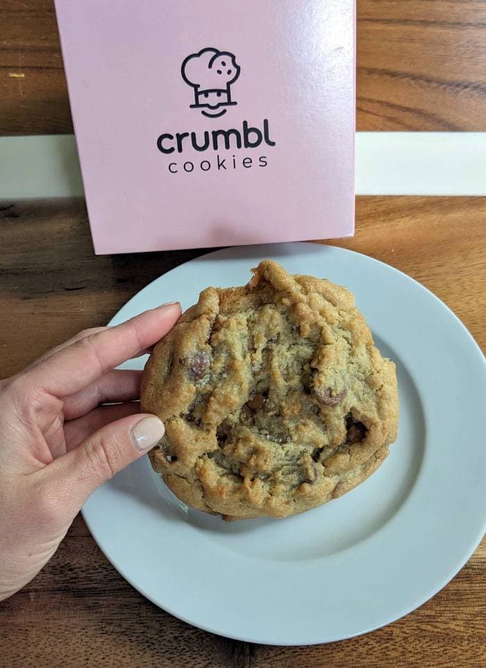 Best Crumbl Cookie Flavors Ranked - sea salt toffee