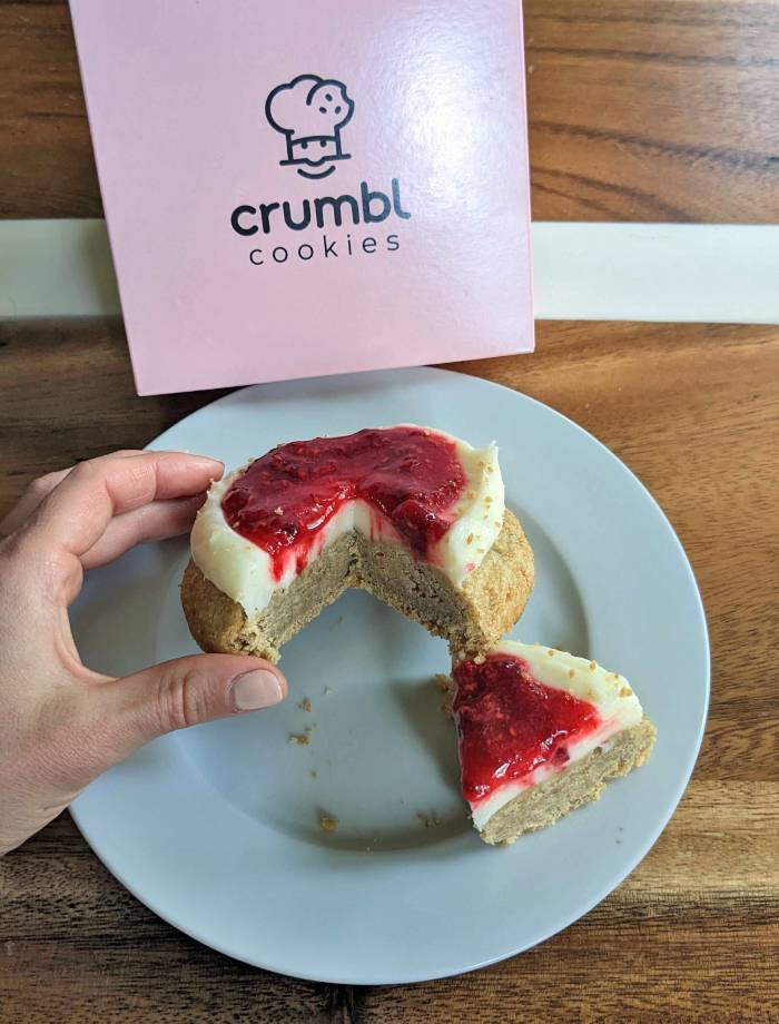 Best Crumbl Cookie Flavors Ranked - Raspberry Cheesecake