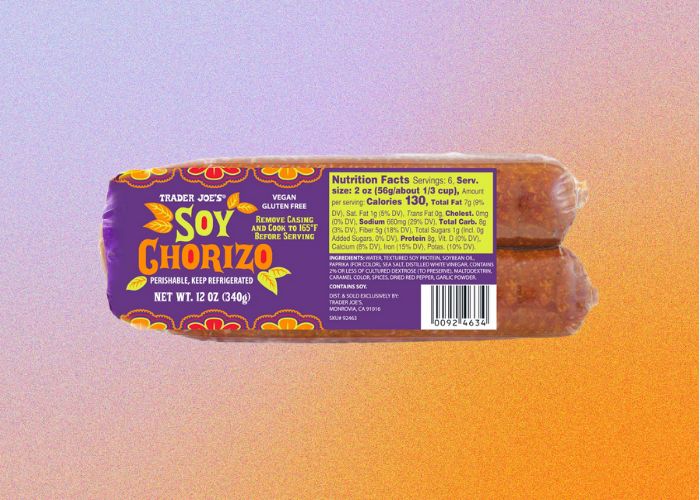 best trader joe's products - soy chorizo