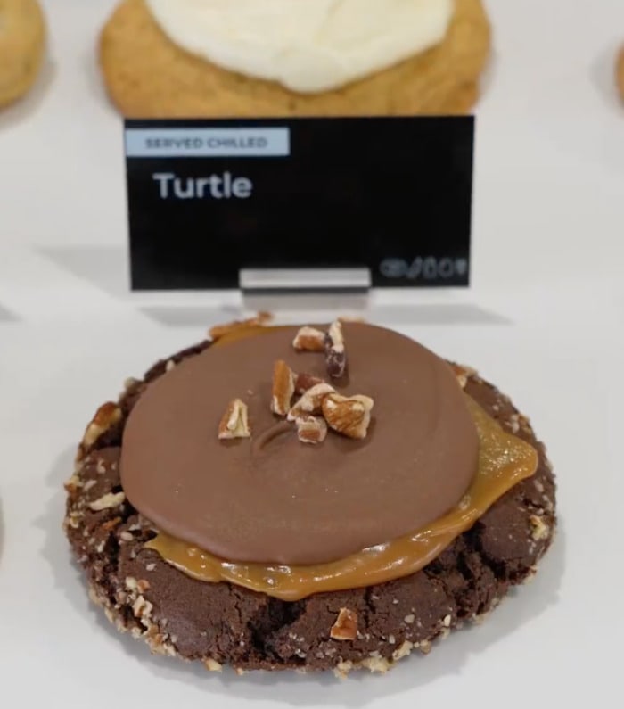 crumbl cookie flavors - turtle