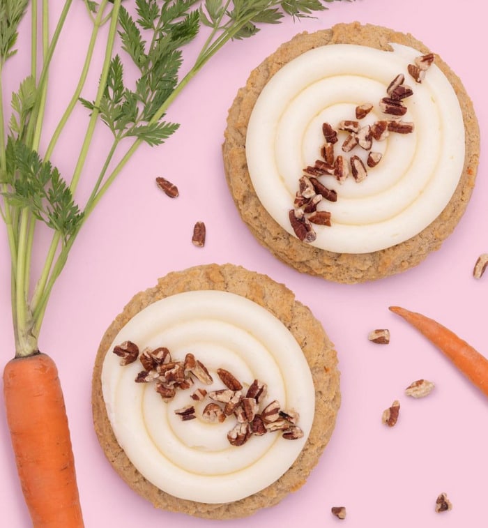 crumbl cookie flavors - carrot cake