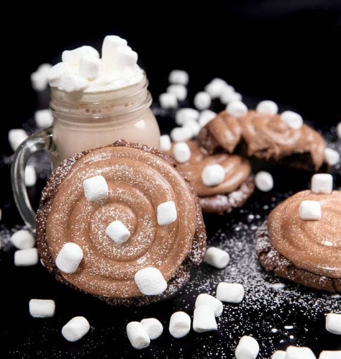 crumbl cookie flavors - Frozen Hot Chocolate