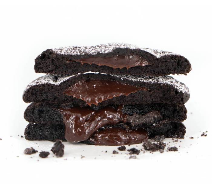 crumbl cookie flavors - Molten Lava