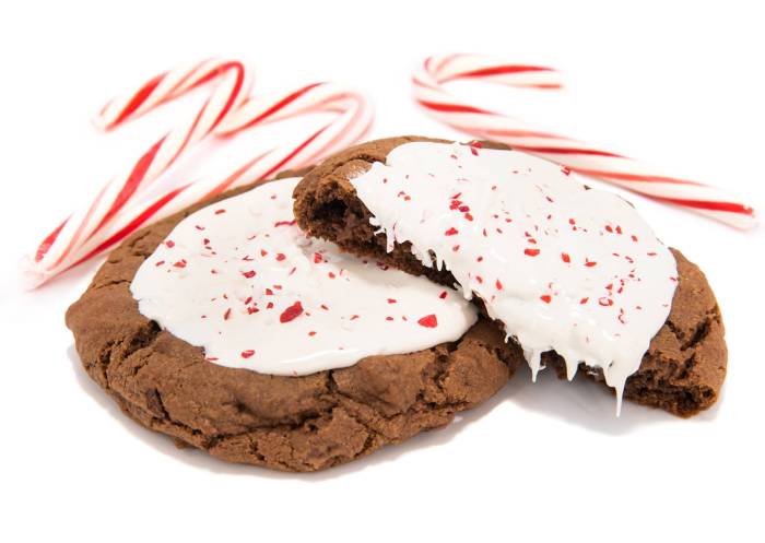 crumbl cookie flavors - Peppermint Bark