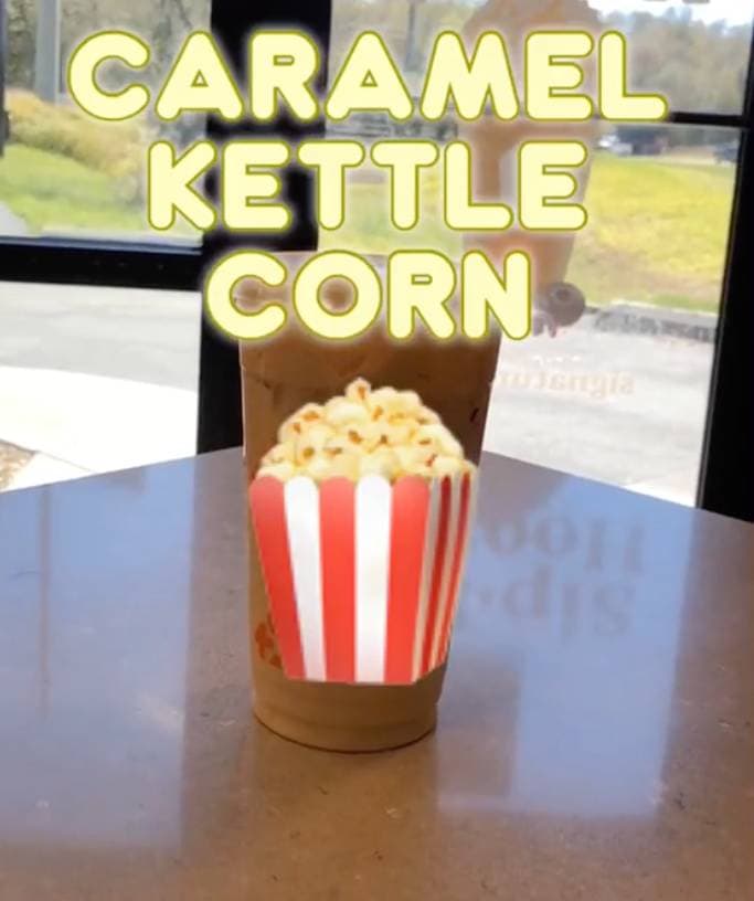 Dunkin Donuts Secret Menu - Caramel Kettle Corn