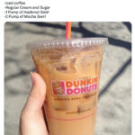 dunkin secret menu drinks - Nutella Iced Coffee