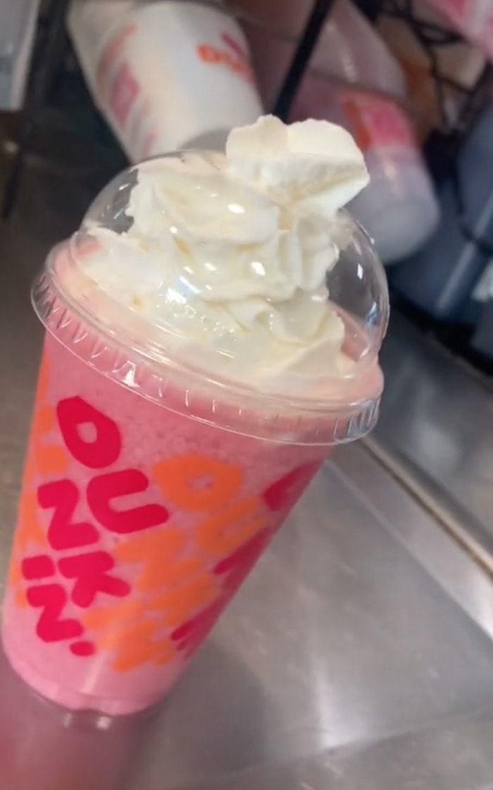 dunkin secret menu drinks - Bubble Gum Coolatta