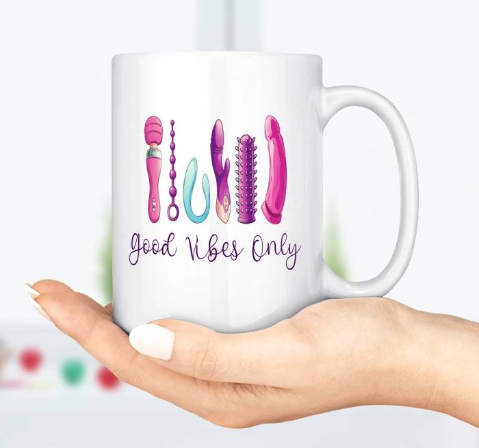 Funny Coffee Mugs - good vibes only